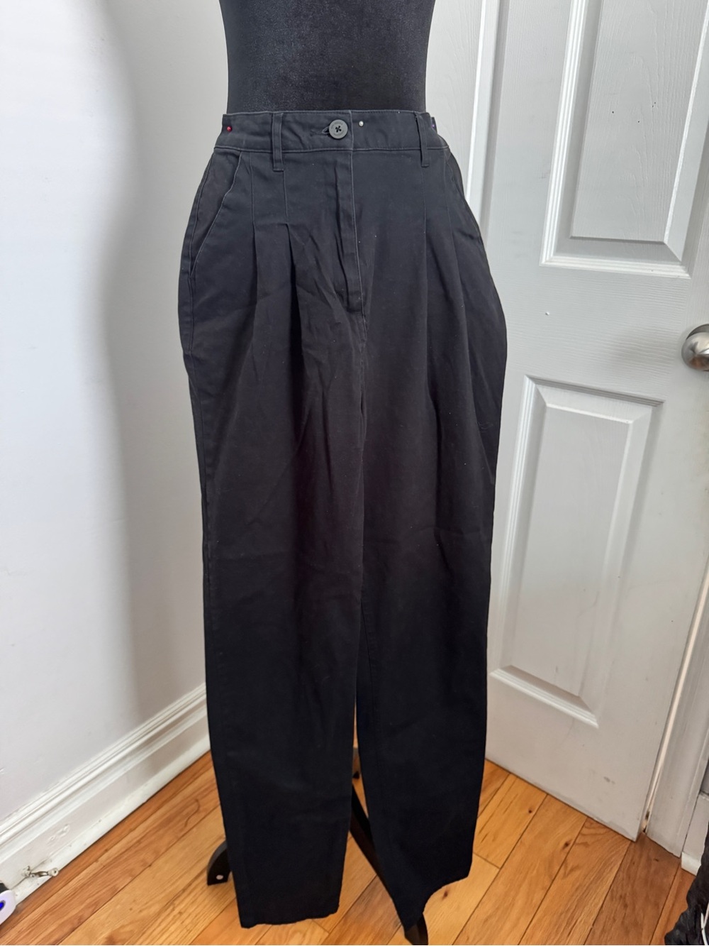 Black Pleated Pants